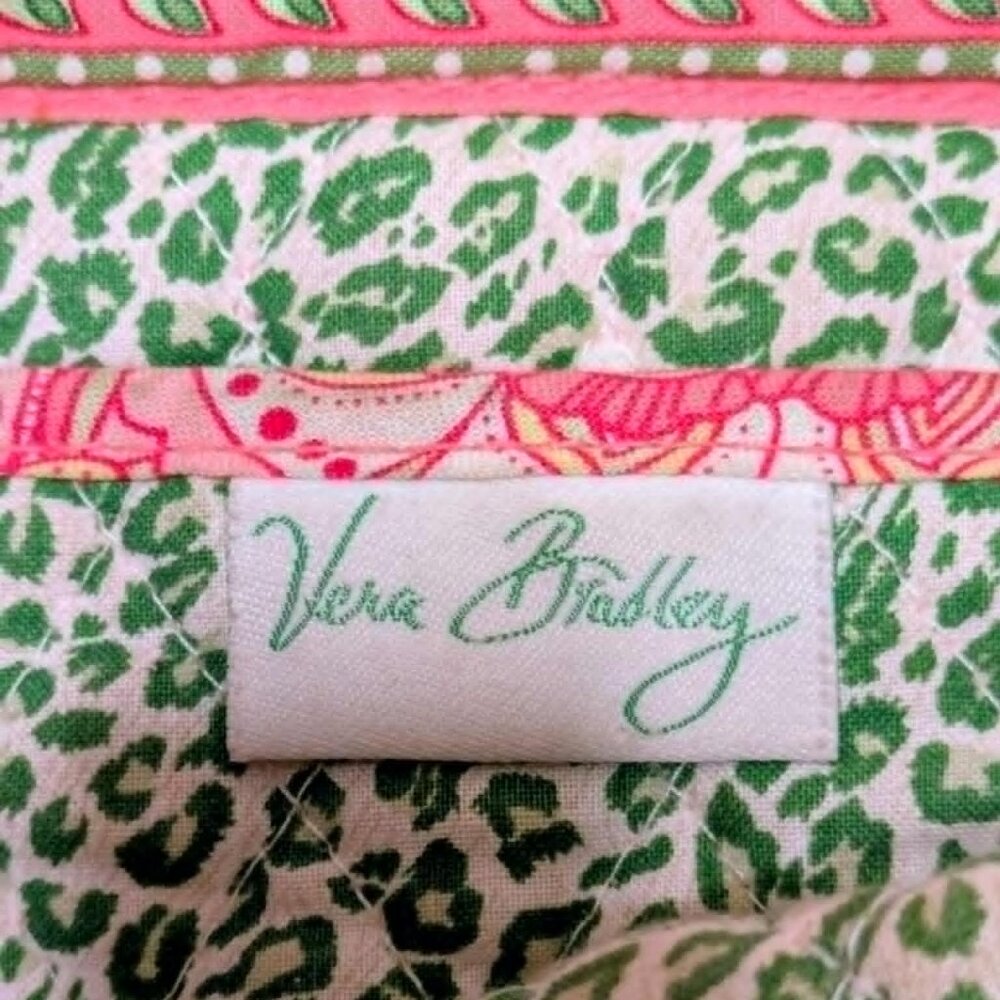 Small Vera Bradley Pink Petal Tote - Picture 2 of 7